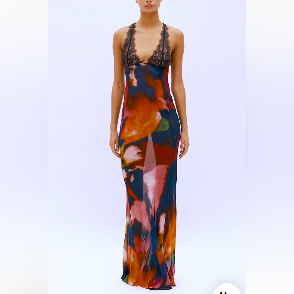 Rat and Boa Paola Floral Slip Dress